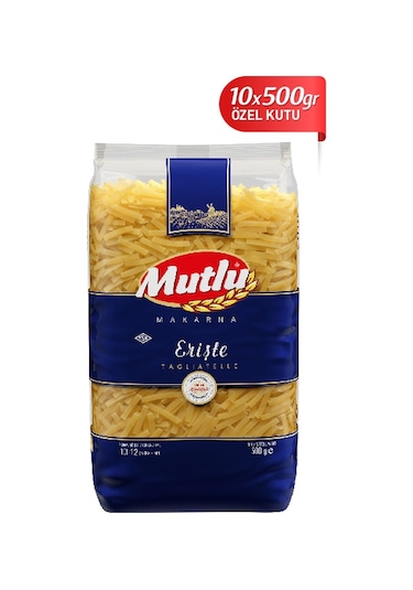 Mutlu Makarna Erişte 10 x 500 G