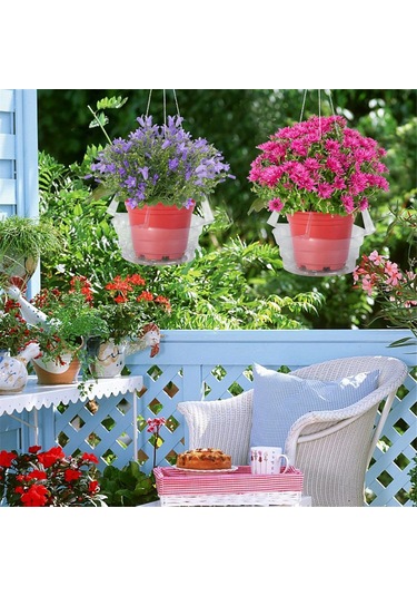 15 Adet Askılı Bitki Su Tutucu-8 İnç Şeffaf Plastik Bitki