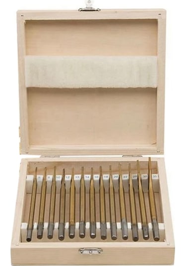 Sointeresting 13 Adet Titanyum Kaplamalı Düzleştirilmiş Matkap Ucu Seti Altıgen Şaftlı Ağaç İşleme Delik Açacağı 6-35mm