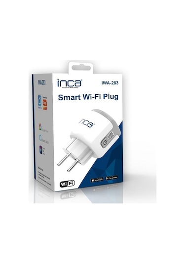 Inca Iwa-283 16a Akım Korumalı Bluetooth + Wıfı Uygulamalı Akıllı