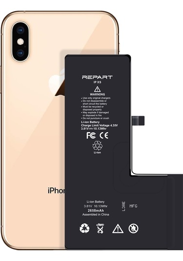 Apple Uyumlu iPhone Xs  Güçlendirilmiş Yüksek Kapasite Batarya - 2658 Mah