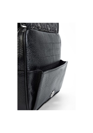 Tamer Tanca Erkek Hakiki Deri Siyah El Çantası 898 914 Erk Canta Sk23/24 Sıyah Fltr Siyah