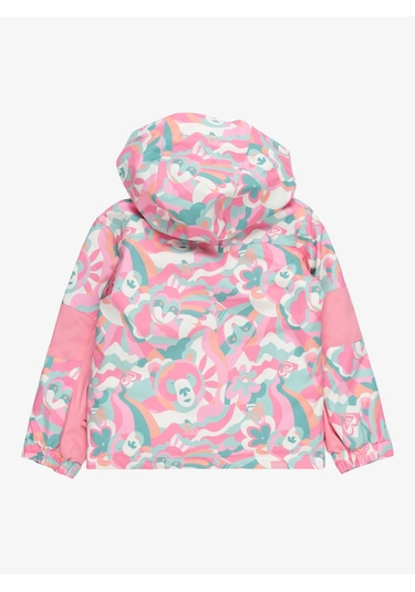 Roxy Erltj03025-41162 Snowy Tale Jk Kız Çocuk Kayak Montu Renkli Çok Renkli