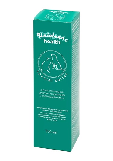 Uniclean Klorheksidinli Antibakteriyel Şampuan Köpekler İçin 350ml 232807095