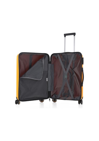 Ççs 5224 Polipropilen Orta Boy Valiz-sarı Sarı