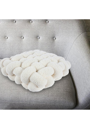 Suntek Modern Düğüm Yastık Yumuşak Mat Cafe Yatak Odası