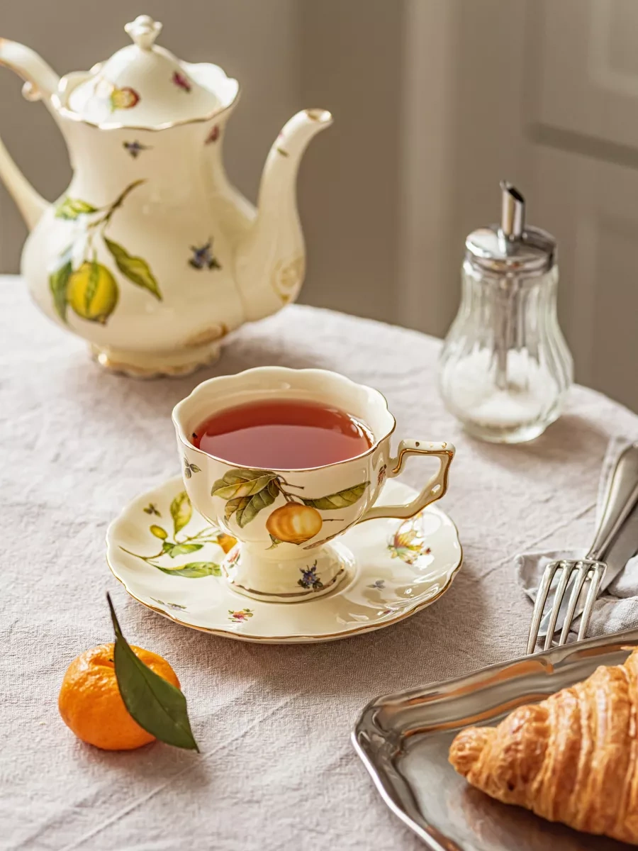 Roomi Seramik Çay Takımı 220 Ml, Fincan Ve Tabak Seti 208177078 Sütlü