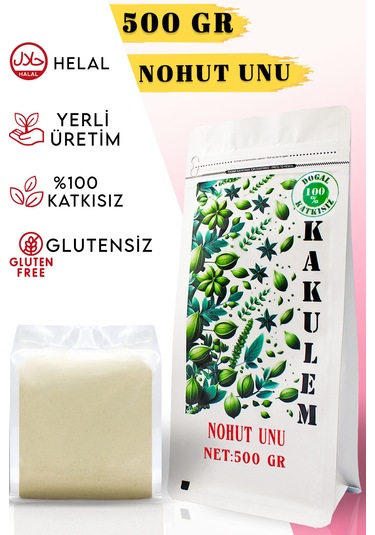 Kakulem Glutensiz Katkısız Nohut Unu 500 G