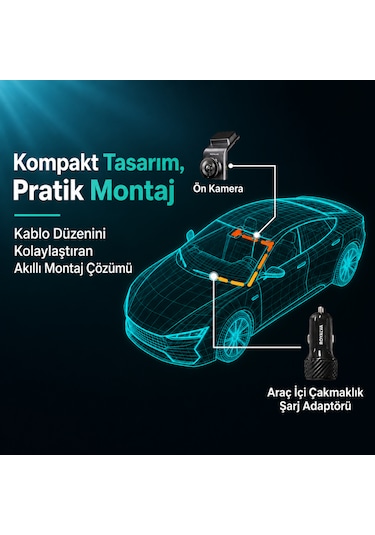 Botslab 360+ G300h Pro Adas 3k Ön Araç Kamerası