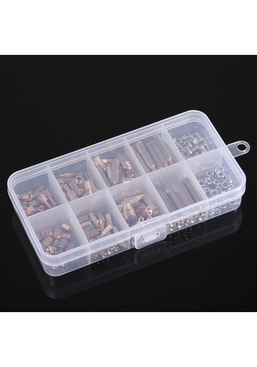 Tongxida 240 Adet Kutulu M2-m3 Bakır Standoff: Çift Yönlü Altıgen, Kartlı Devreler İçin Mekanik Ayrıcı