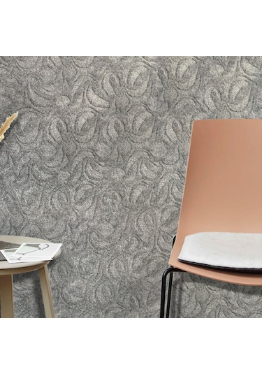 Tink 3d Kendinden Yapışkanlı Akustik Keçe Panel Modern Desenli 52x98 Cm 2 Adet 1 M² Gri