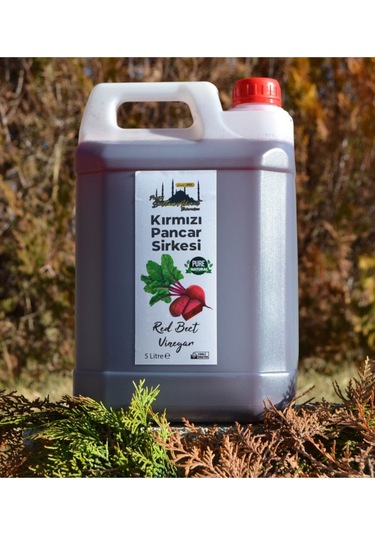 Kırmızı Pancar Sirkesi 5lt %100 Katkısız Doğal