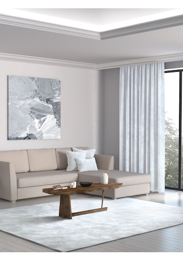 Home Daily Series Beyaz Ada Fon Perde Beyaz