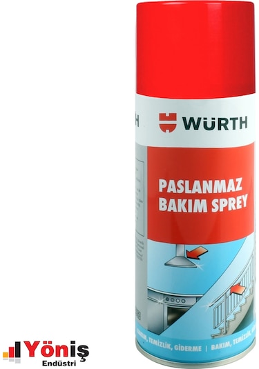 Würth Paslanmaz Çelik Bakım Sprey 400 ML