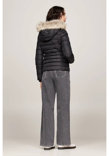 Tommy Jeans Kadın Mont-dw0dw18312 Siyah