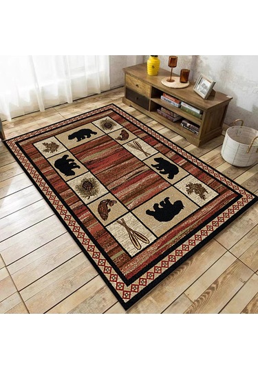 80x160cm Rustik Oturma Odası Halı - Koleksiyon