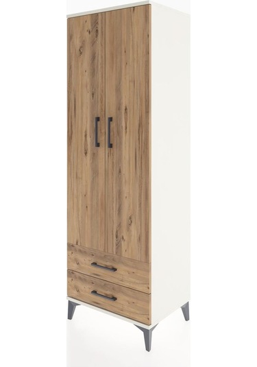 Hyperion Dolap 4 Raflı 2 Çekmeceli 2 Kapaklı 60x44x182 Aytaşı... Aytaşı