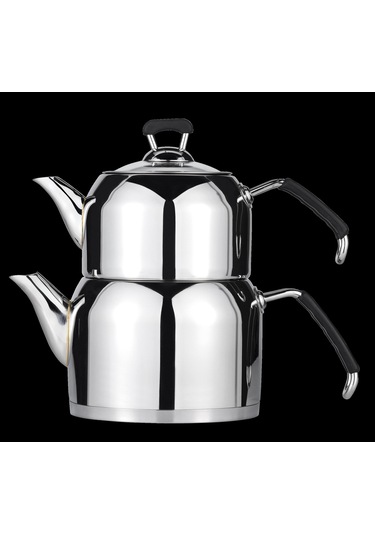 Saphire Saphire Orta Boy Çaydanlık Siyah Silikon S Gri