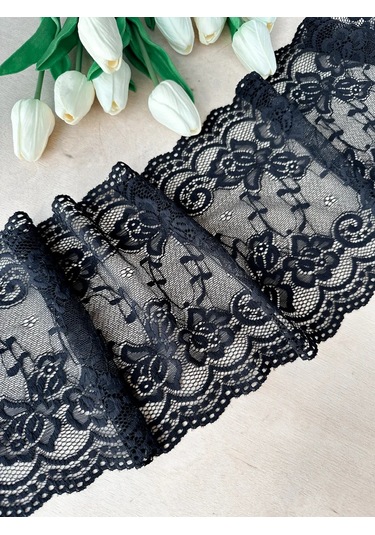 Bel' Evaa Furnıtura 18 Cm Genişlik, 1 Metre Uzatılabilir Dantel Etiketsiz Dantel 360750972