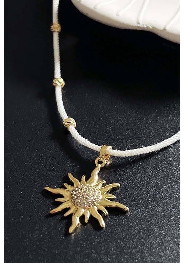 Güneş Figürlü, İp Kolye 423 Altın