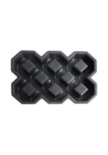 Dekoratif Plastik Çimtaşı Kalıbı Klasik Çim Taşı (5 Adet)