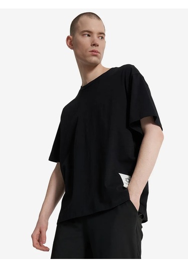 Lotto Uno Erkek Oversize Tişört 363298462 Siyah