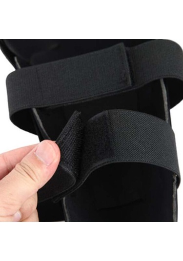 Suntek Kayak Sporu Için Motosiklet Diz Tekmelikler Koruyucu Siyah