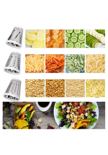 Altron Pratik Paslanmaz Çelik 3 Başlıklı Doğrayıcı Kollu Rende Çe