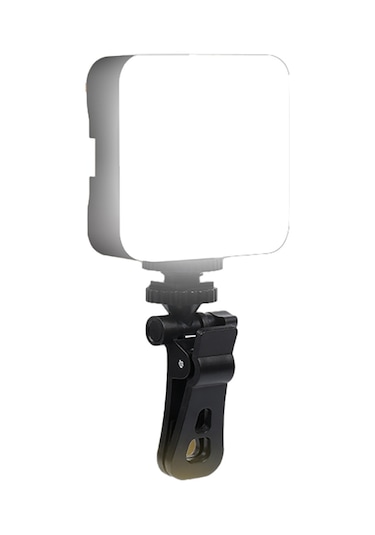 Ekılıf - Işıklı Telefon Tutucu Ring Light Gz49s Rgb Light - Siyah - T37813