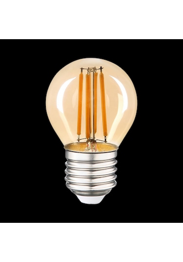 G45 Rustik Led Ampul 4w E27 Duy 2700k Gün Işığı Mini Top Filament Ampul 1
