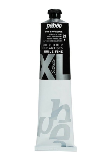 Pebeo Huile Fine Ivory Black 200 ml Yağlı Boya 200ml. 24XL