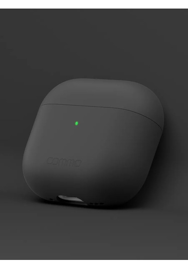Commo  Airpods Uyumlu 4 İçin Shield Case Silikon Kılıf, Siyah 326101453 Siyah