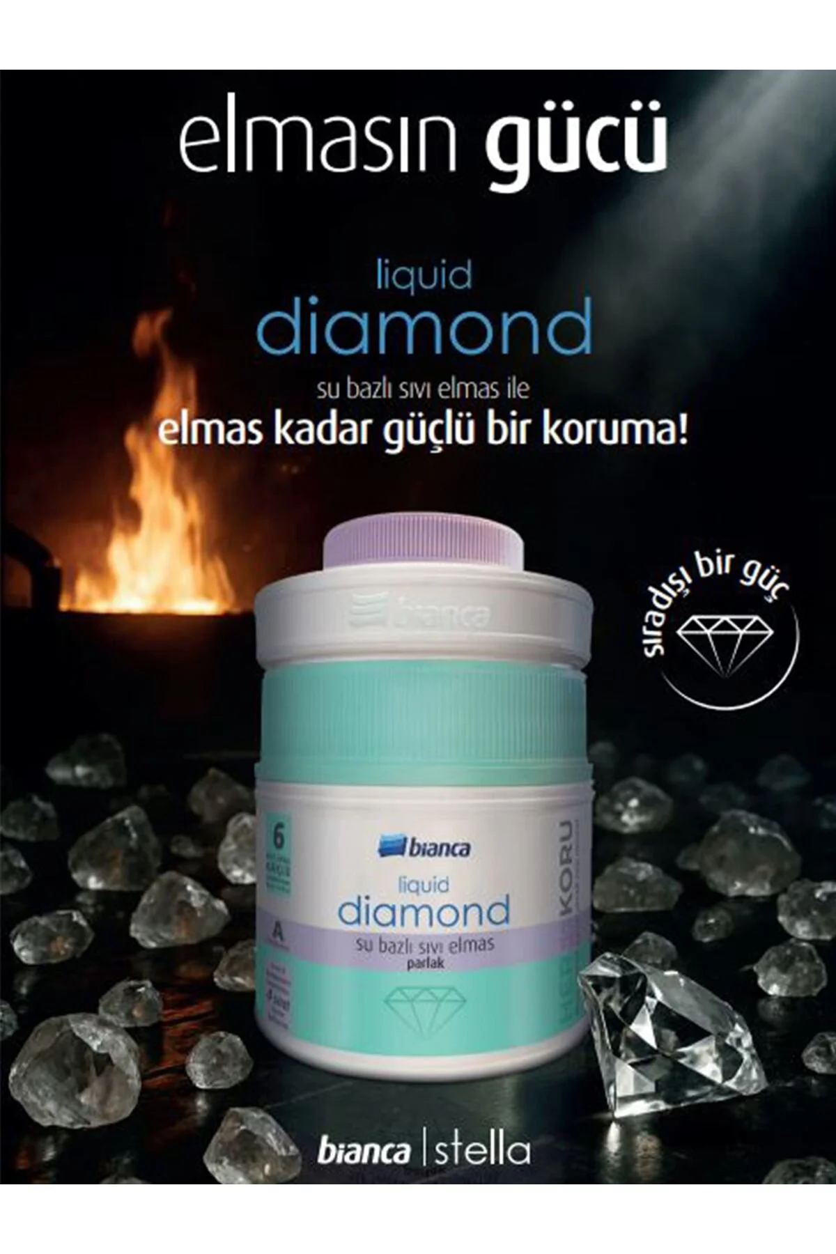 Bianca Liquid Diamond Sıvı Elmas Parlak