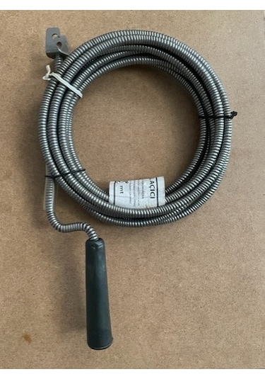 Dmr 9mm Kalın Çelik Lavabo Wc Açıcı Tel Banyo Borusu Gider Açma Teli 5mt