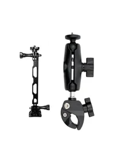 Oem Marka Pt01 Insta360 Ve Aksiyon Kameralar İçin Motosiklet Montaj Kiti Siyah