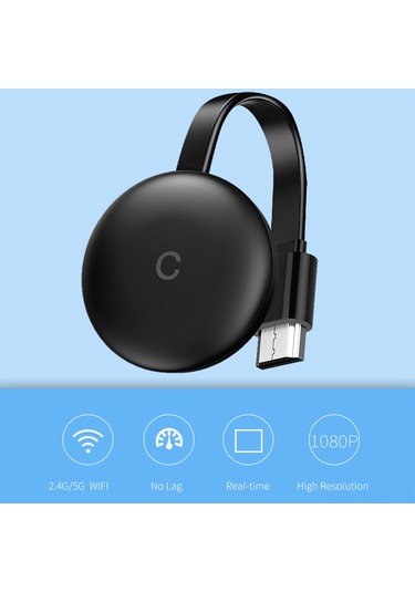 Springsun G12 Kablosuz Ekran Paylaşım Cihazı - 1080p Full Hd, İos/android Uyumlu, Tv/projektör İçin Akıllı Telefon Danışmanı