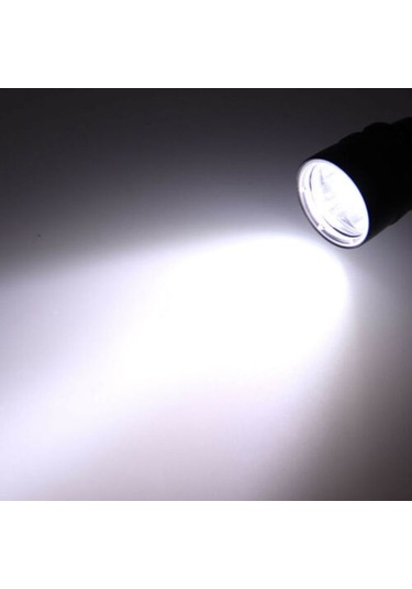 Besthome1 Cbtx Alüminyum Su Geçirmez Sualtı Dalış El Feneri, Siyah