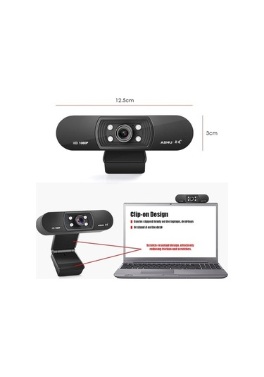 Dancemonkey Ashu 1080p Full Hd Web Kamera - Mikrofonlu, Usb 2.0, Bilgisayar İçin