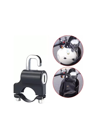 Sn-24295 22-26mm Unıversal Motosiklet Kask Kilidi