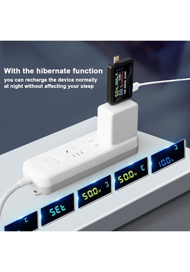 Pazly Usb Ve Type-c Çoklu Ölçüm Cihazı - Akım, Voltaj, Kapasite, Güç Ölçer