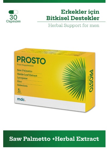 Mdc Prosto Saw Palmetto Takviye Edici Gıda 30 Kapsül
