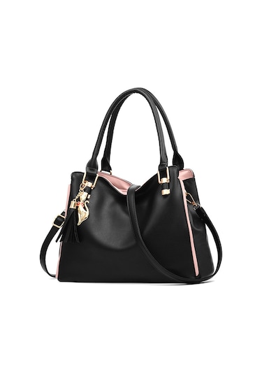 Neevoyu 2023 Sonbahar/kış Kadın Çanta Büyük Kapasiteli Moda Sırt Çantası Tek Omuz Çantası El Çantası Siyah Çok Renkli