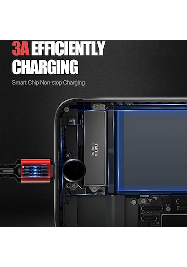 Ardemix Kırmızı Lc93 3 İn 1 Usb Kablo