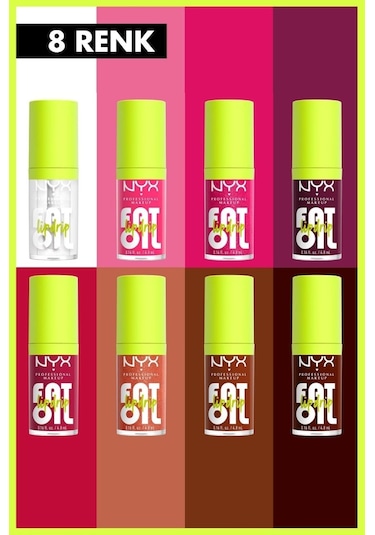 Nyx Professional Makeup Fat Oil Lip Drip Parlatıcı Dudak Yağı - Thats Chic 0