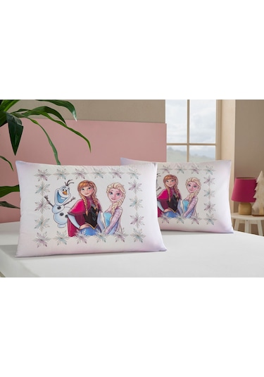 Özdilek Frozen Frosted Disney Lisanslı 2'li Yastık Kılıfı Lila