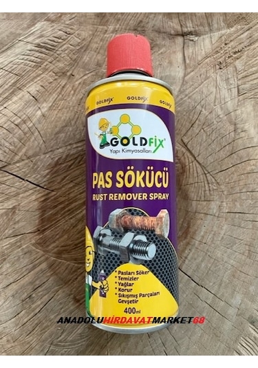 Goldfix Pas Sökücü Sprey Silah Koruyucu Yağlayıcı Sprey 400 ML
