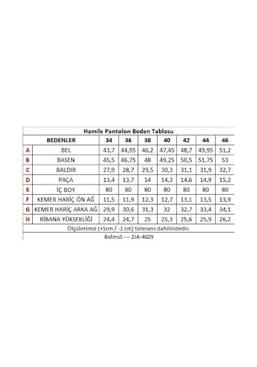 Balins 5 Cepli Hamile Pantolon Koyu Mavi