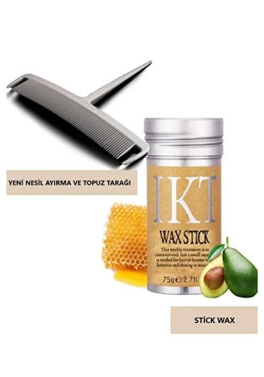 Ikt Stıck Wax Bebek Saç Sabitleyici 1 Adet & Ayırma Topuz