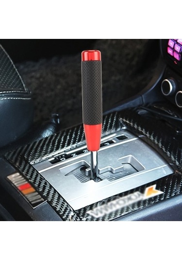 Wondernest Vites Uzun Topuzu, Sütun Sones Metal Kırmızı Deri Boyut: Araba 18x3.3cm Mt Kırmızı