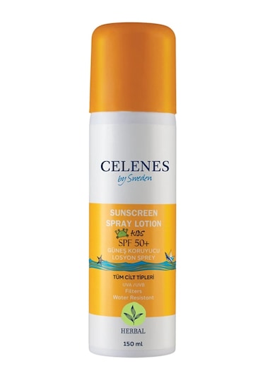 Celenes Herbal Çocuk Güneş Koruyucu Losyon Sprey SPF 50+ 150 ML